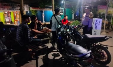 Patroli Cipkon Polsek Sungai Beduk, Cegah Aksi Kejahatan Dan Sampaikan Himbauan Kamtibmas