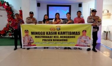 Kegiatan Minggu Kasih Kamtibmas di Gereja GBI TABGHA Kel. Bengkong Laut, Batam