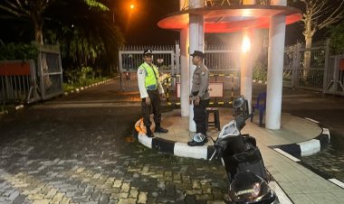 Batara Biru Polsek Sungai Beduk laksanakan patroli dan sambang dialogis berikan rasa aman, Cegah Tindak Kriminal