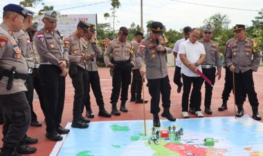 Mendekati Pesta Demokrasi, Polres Bintan Laksanakan TFG Guna Tingkatkan Kesiapan Pengamanan Pemilu 2024.
