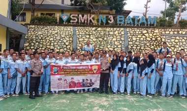 Sosialisasi Prarekrutmen Penerimaan Calon Personil Polri diwilayah hukum Polsek Sungai Beduk