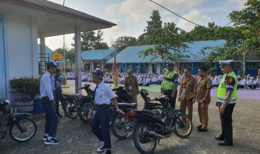 Satlantas Polres Bintan Kembali Berikan Edukasi Tertib Berlalu Lintas Sejak Usia Dini.
