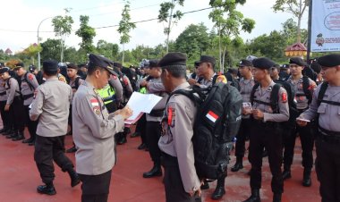 Tim Wasops OMB Polda Kepri Melakukan Pengawasan di Polres Bintan