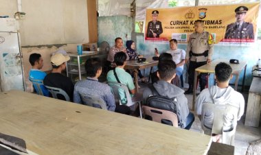Melalui Jumat Curhat, Kanit Binmas Polsek Sekupang terima masukan Masyarakat