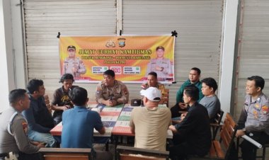 Kegiatan Jumat Curhat Kamtibmas di Polsek Bengkong: Masyarakat dan Polisi Bersatu Wujudkan Keamanan Kota Batam