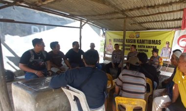 Giat Rutin Minggu Kasih Kamtibmas bersama masyarakat kelurahan Tanjung Sengkuang Kec.Batu Ampar - kota Batam