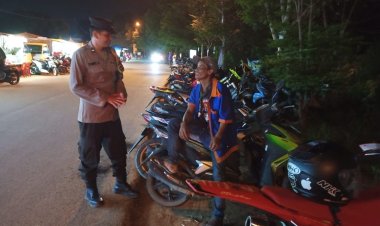 Patroli Cipkon Polsek Sungai Beduk, Cegah Aksi Kejahatan Dan Sampaikan Himbauan Kamtibmas