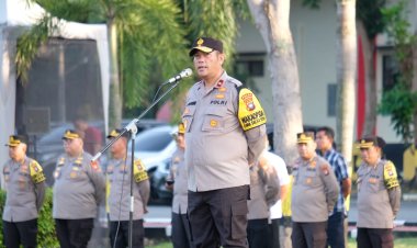 Apel pengecekan personel Pam TPS, Wakapolda Kepri ingatkan netralitas dan profesionalisme