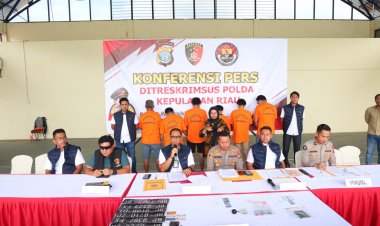 ungkap kasus tindak pidana penyebaran konten asusila oleh Ditreskrimsus Polda Kepri