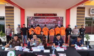 Polres Bintan Berhasil Musnahkan 428 Gram Sabu