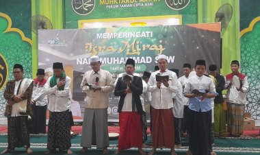 Peringatan Isra Miraj di Masjid Mukhtarul Arifin