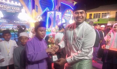 Kapolsek Batu Ampar Hadiri Acara Penutupan MTQH di Halaman Masjid Darul Ihsan Tanjung Sengkuang