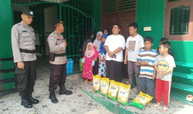 Jumat Curhat Kamtibmas dan Bantuan Sosial (Bansos) Polsek Sungai Beduk, Tampung Aspirasi Masyarakat