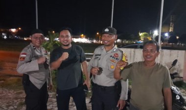 Patroli Cipkon Polsek Sungai Beduk, Cegah Aksi Kejahatan Dan Sampaikan Himbauan Kamtibmas