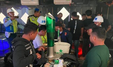 Bersama instansi terkait ditresnarkoba Polda Kepri amankan 6 orang pengunjung tempat hiburan saat giat razia rutin