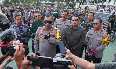 Polda Kepri gelar gowes bersama TNI-Polri sinergitas untuk negeri ciptakan pemilu aman dan damai 2024