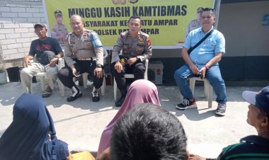 Minggu Kasih Kamtibmas bersama Warga RT 17 RW 05 kelurahan Batu Merah Kec.Batu Ampar