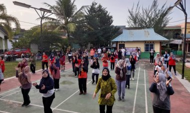 Senam Sehat meriahkan Hari libur Warga Taman Cipta aAsri Tembesi Sagulung Batam
