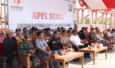 Polres Karimun Kawal Penertiban APK Saat Masa Tenang