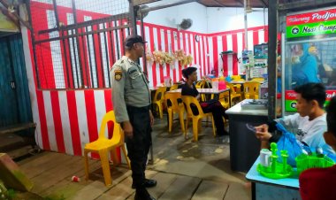 Patroli Cipkon Polsek Sungai Beduk, Cegah Aksi Kejahatan Dan Sampaikan Himbauan Kamtibmas