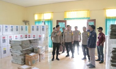 Tim Pamatwil OMB Polda Kepri Kunjungi Mapolres Lingga dan Tinjau Sejumlah Posko