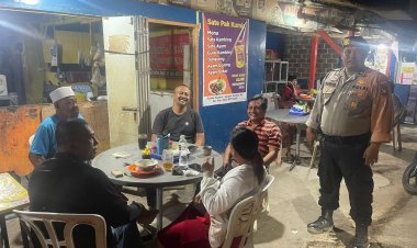 Patroli Cipkon Polsek Sungai Beduk, Cegah Aksi Kejahatan Dan Sampaikan Himbauan Kamtibmas