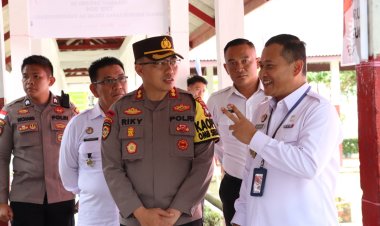 Kapolres Bintan Tinjau Langsung TPS yang Berada Di Lapas Kelas IIA TanjungPinang