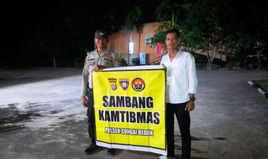 Batara Biru Polsek Sungai Beduk laksanakan patroli dan sambang dialogis berikan rasa aman, Cegah Tindak Kriminal