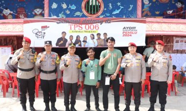 Pamatwil Dan Kapolres Karimun Tinjau Langsung Ke Beberapa TPS