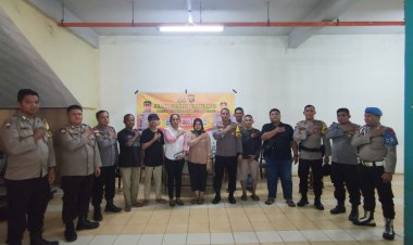 Polsek Bengkong Apresiasi Tingkat Keamanan di Pasar Cheng Ho Tinggi