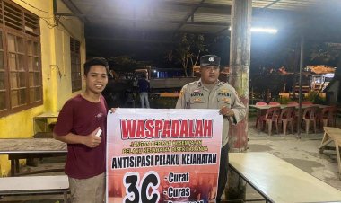 Batara Biru Polsek Sungai Beduk laksanakan patroli dan sambang dialogis berikan rasa aman, Cegah Tindak Kriminal