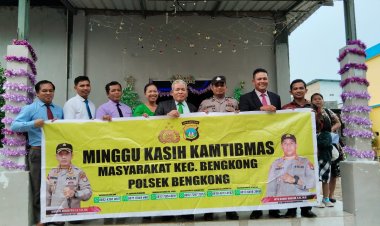 Kegiatan Minggu Kasih Kamtibmas Bersama Polsek Bengkong di Gereja Gloria Methodist Indonesia (GMI) Bengkong Indah