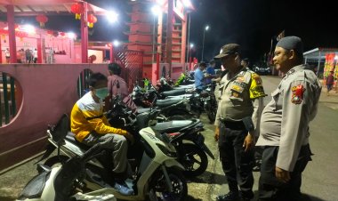 Patroli Cipkon Polsek Sungai Beduk, Cegah Aksi Kejahatan Dan Sampaikan Himbauan Kamtibmas