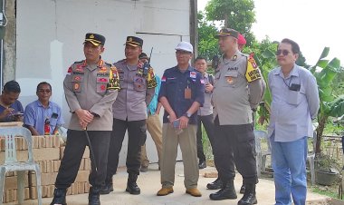 Kapolresta Barelang Lakukan Monitoring Pengecekan Kegiatan Pemungutan Suara Ulang di TPS 36 Sei Lekop Kec. Sagulung Kota Batam