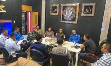 Tim Terpadu TNI-POLRI, Ditpam dan Satpol PP Melaksanakan Penertiban Tambang Pasir Illegal di Wilayah Kota Batam