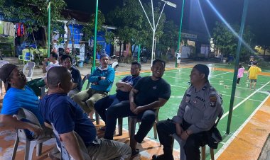 Batara Biru Polsek Sungai Beduk laksanakan patroli dan sambang dialogis berikan rasa aman, Cegah Tindak Kriminal