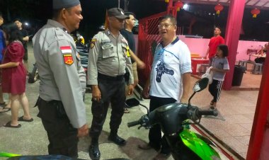 Patroli Cipkon Polsek Sungai Beduk, Cegah Aksi Kejahatan Dan Sampaikan Himbauan Kamtibmas