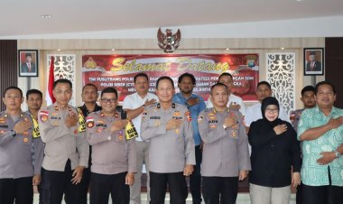 Polres Bintan Terima Kunjungan Tim Penelitian Puslitbang Polri Bahas Strategi Pengembangan SDM Polisi Siber