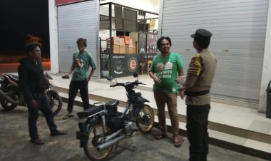 Patroli Cipkon Polsek Sungai Beduk, Cegah Aksi Kejahatan Dan Sampaikan Himbauan Kamtibmas
