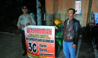 Batara Biru Polsek Sungai Beduk laksanakan patroli dan sambang dialogis berikan rasa aman, Cegah Tindak Kriminal