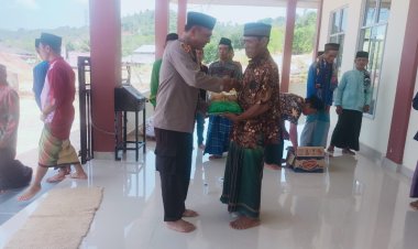 Kegiatan Minggu Kasih dan Bansos Polsek Sungai Beduk Polresta Barelang Membawa Keberkahan bagi Masyarakat Kampung Mangsang