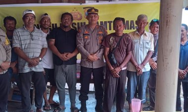 Minggu Kasih Kamtibmas bersama Warga kelurahan kampung Seraya Kec.Batu Ampar