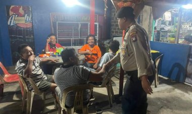 Patroli Cipkon Polsek Sungai Beduk, Cegah Aksi Kejahatan Dan Sampaikan Himbauan Kamtibmas