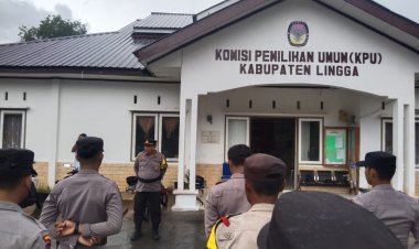 Apel Gabungan Dalam Rangka Pengamanan Rapat Pleno Pemilu 2024