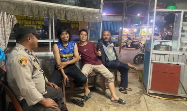 Batara Biru Polsek Sungai Beduk laksanakan patroli dan sambang dialogis berikan rasa aman, Cegah Tindak Kriminal