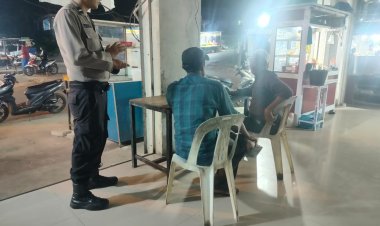Patroli Cipkon Polsek Sungai Beduk, Cegah Aksi Kejahatan Dan Sampaikan Himbauan Kamtibmas
