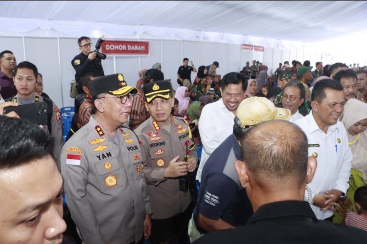 Kapolresta Barelang Mengikuti Kegiatan Bakti Kesehatan dan Bakti Sosial Presisi Untuk Negeri