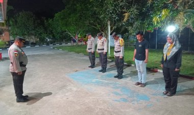 Patroli Cipkon Polsek Sungai Beduk, Cegah Aksi Kejahatan Dan Sampaikan Himbauan Kamtibmas