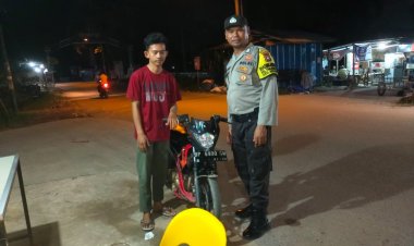 Patroli Cipkon Polsek Sungai Beduk, Cegah Aksi Kejahatan Dan Sampaikan Himbauan Kamtibmas