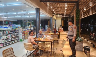 Patroli Cipkon Polsek Sungai Beduk, Cegah Aksi Kejahatan Dan Sampaikan Himbauan Kamtibmas